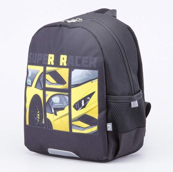 02710334-40 Рюкзак детский Скорость серый-желтый для мальчики серый + желтый фото №2