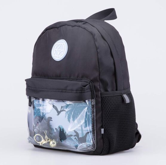 02710335-40 Рюкзак детский Динозавры черный для мальчики черный фото №2