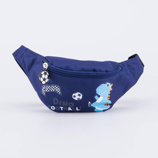 02719005-40 Поясная сумка-бананка Дино синий для мальчики синий