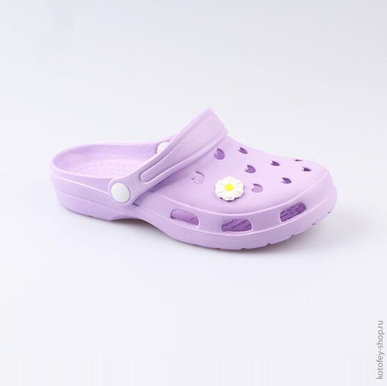 03014005-40 Украшение для обуви Цветок белый для девочки белый фото №2