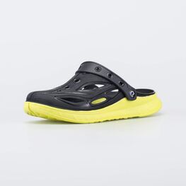 725074-01 Черные сабо для мальчика-подростка для мальчики черный + салатовый