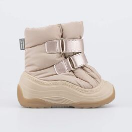 161004-44 Зимние дутики для девочки бежевый для девочки бежевый фото №2