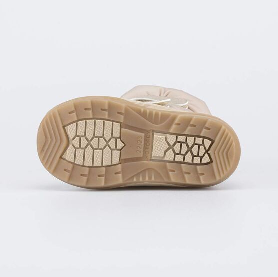 161004-44 Зимние дутики для девочки бежевый для девочки бежевый фото №3