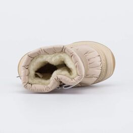 161004-44 Зимние дутики для девочки бежевый для девочки бежевый фото №4