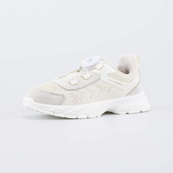 544233-11 Текстильные кроссовки с системой быстрой шнуровки для девочки бежевый