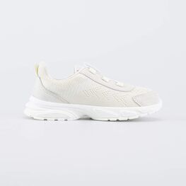 544233-11 Текстильные кроссовки с системой быстрой шнуровки для девочки бежевый фото №2