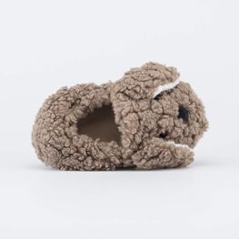 331335-11 Пушистые детские тапочки Щенок для мальчики коричневый фото №4