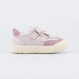 332170-12 Кеды-полуботинки кожаные для девочки для девочки розовый фото №2