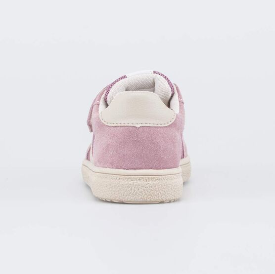 334049-11 Кеды-полуботинки кожаные для девочки для девочки сиреневый фото №5