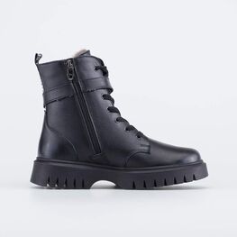 552330-51 Черные зимние ботинки для девочки для девочки черный фото №2