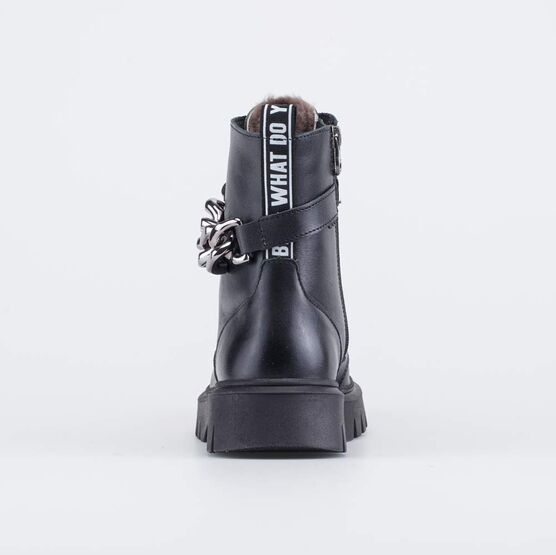 552330-51 Черные зимние ботинки для девочки для девочки черный фото №5