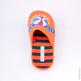 531014-11 Тапочки оранжевые для мальчики оранжевый фото №4