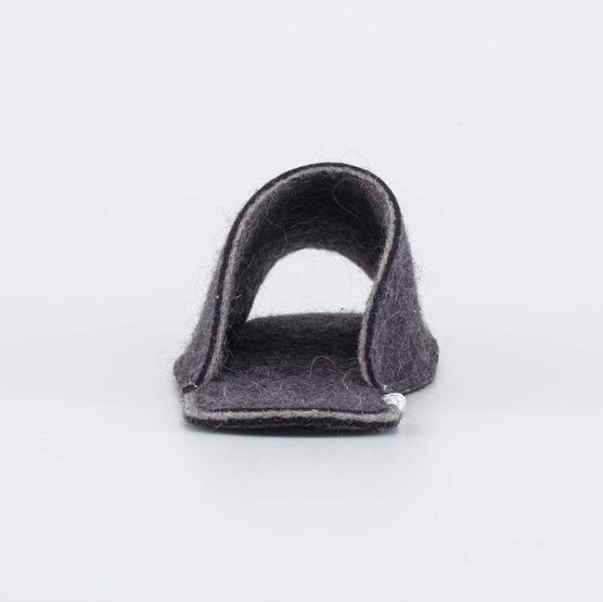 937003-02 Мужские войлочные тапочки для мальчики темно-серый фото №5