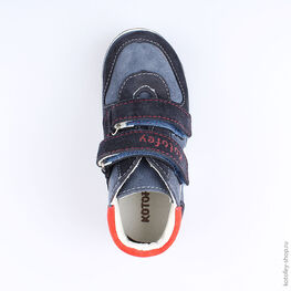 352165-22 Ботинки для мальчики син-бел-кра фото №4