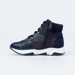 552200-32 Ботинки для девочки светло-синий фото №2