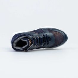 552200-32 Ботинки для девочки светло-синий фото №4