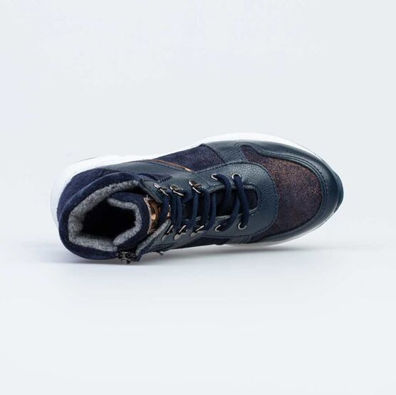 552200-32 Ботинки для девочки светло-синий фото №4