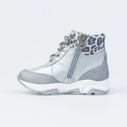 352282-33 Ботинки для девочки серебрист. фото №2