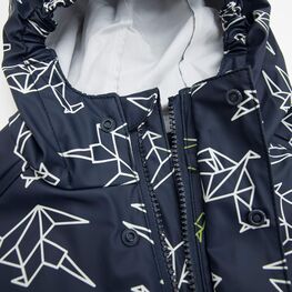 07751052-40 Куртка-дождевик детская темно-синий для мальчики т.син фото №3