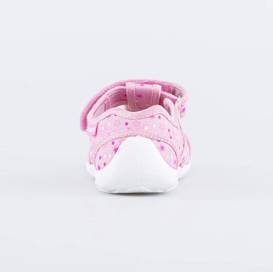 421088-11 Текстильные сандалии Звездочки для девочки розовый фото №5