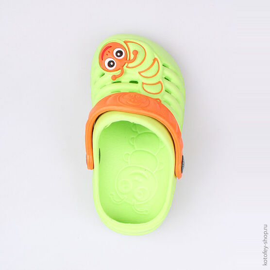 325030-02 Пляжная обувь салатовая для девочки салатовый фото №4