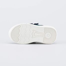 142003-71 Кожаные кроссовки для мальчика для мальчики син-зел фото №3