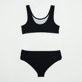 07852095-40 Детский раздельный купальник для девочки для девочки черный фото №2