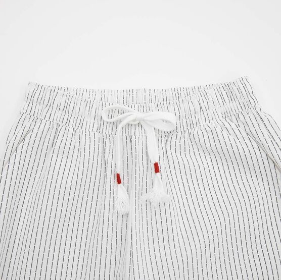 07859074-40 Летние брюки для девочки для девочки белый,черный фото №4