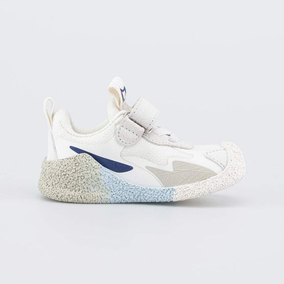 044005-12 Текстильные кроссовки для малыша для мальчики беж-гол фото №2