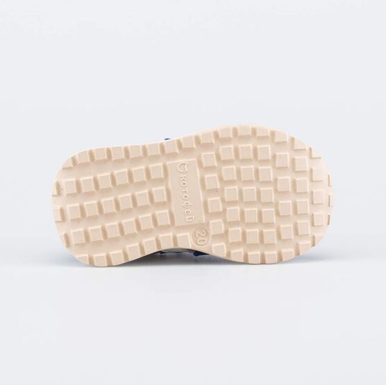 044010-11 Кроссовки Первые шаги Три звезды для мальчики серый + синий фото №3