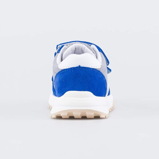 044010-11 Кроссовки Первые шаги Три звезды для мальчики серый + синий фото №5