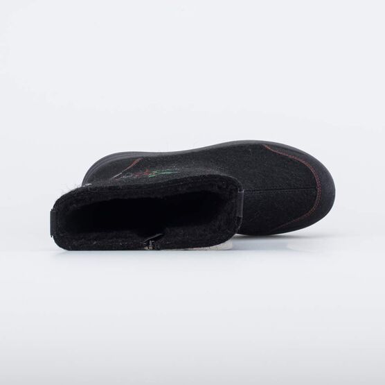 867126-41 Женские валенки с вышивкой Рябина для девочки черный фото №4