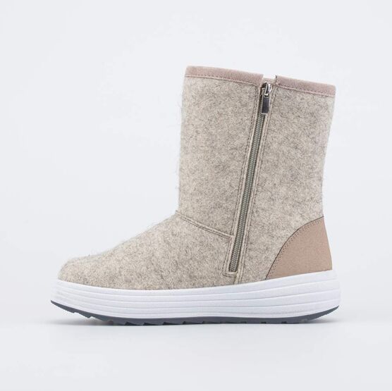 867130-42 Женские войлочные полусапожки для девочки бежевый фото №2