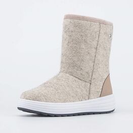 867130-42 Женские войлочные полусапожки для девочки бежевый