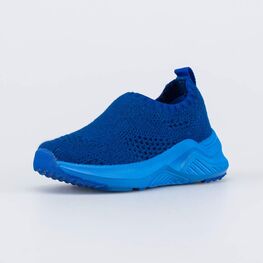 141003-11 Вязаные кроссовки из хлопка для мальчики синий