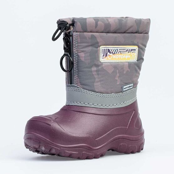 364062-41 Сноубутсы для девочки роз-сер