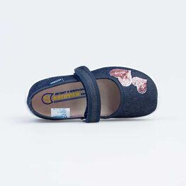 431157-11 Текстильная обувь для девочки светло-синий фото №4