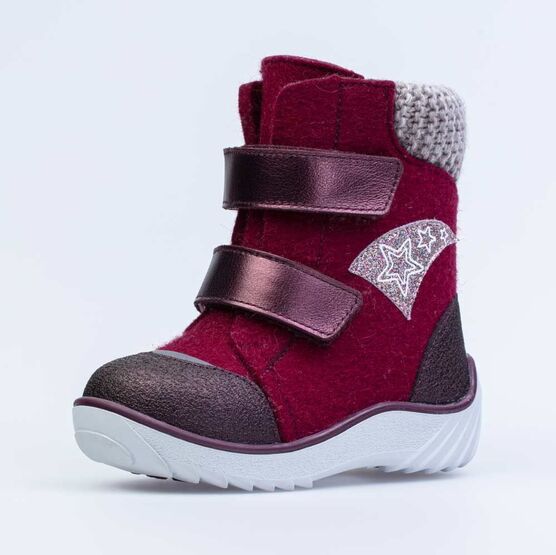 557004-42 Валенки для девочки бордовый