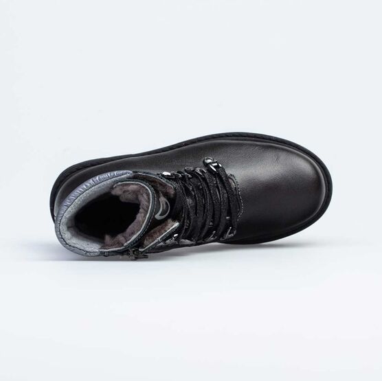 652173-51 Сапожки для девочки серый фото №4