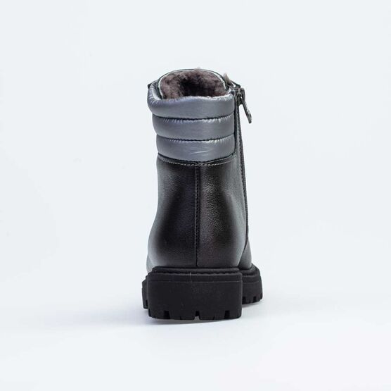 652173-51 Сапожки для девочки серый фото №5