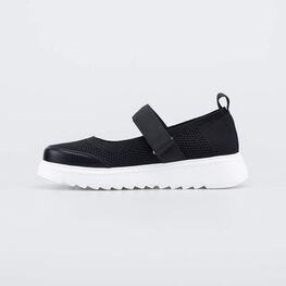 634170-71 Текстильные туфли для девочки для девочки черный фото №2