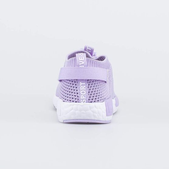 641041-17 Сиреневые текстильные кроссовки для девочки сиреневый фото №5