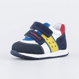 032095-21 Полуботинки для мальчики син-бел-кра