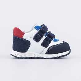 032095-21 Полуботинки для мальчики син-бел-кра фото №2