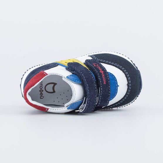 032095-21 Полуботинки для мальчики син-бел-кра фото №4