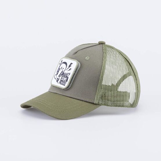 07709089-40 Кепка-бейсболка с сеткой для мальчика оливковый для мальчики оливковый