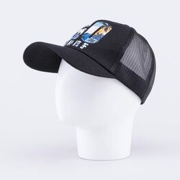 07709090-40 Кепка-бейсболка с сеткой для мальчика Тропики для мальчики черный фото №2