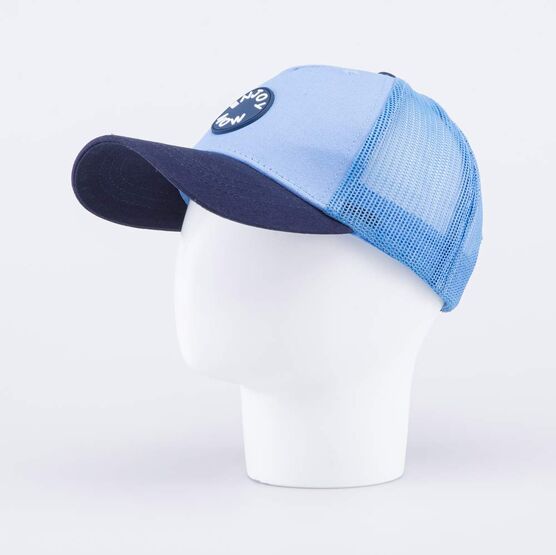 07709091-40 Кепка-бейсболка с сеткой для мальчика голубой для мальчики голубой фото №2