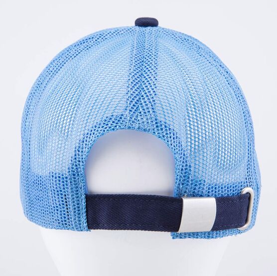 07709091-40 Кепка-бейсболка с сеткой для мальчика голубой для мальчики голубой фото №5