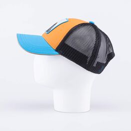 07709096-40 Кепка-бейсболка с сеткой для мальчика Дино для мальчики голубой + оранжевый фото №3